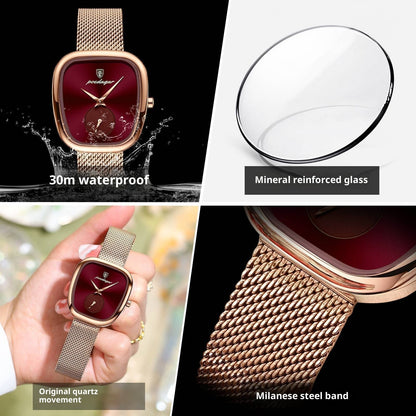 Temperament Korean Style Advanced Waterproof Net Red Watch For Women